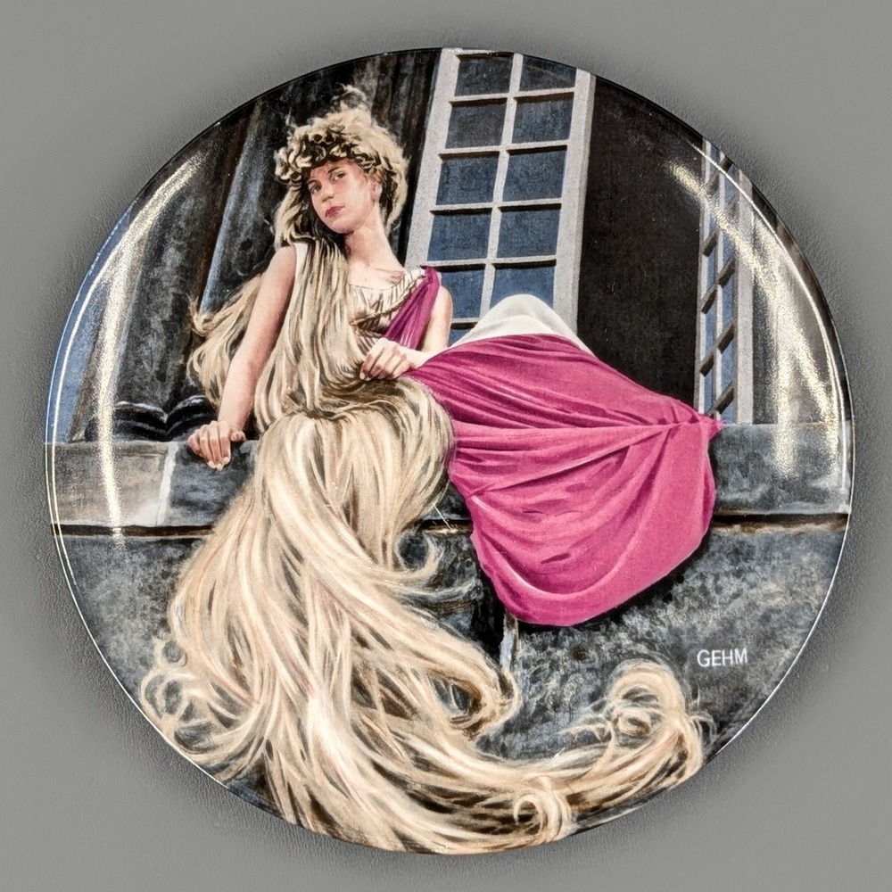 Konigszelt Bavaria Rapunzel Charles Gehm Grimms Fairy Tales Collector Plate